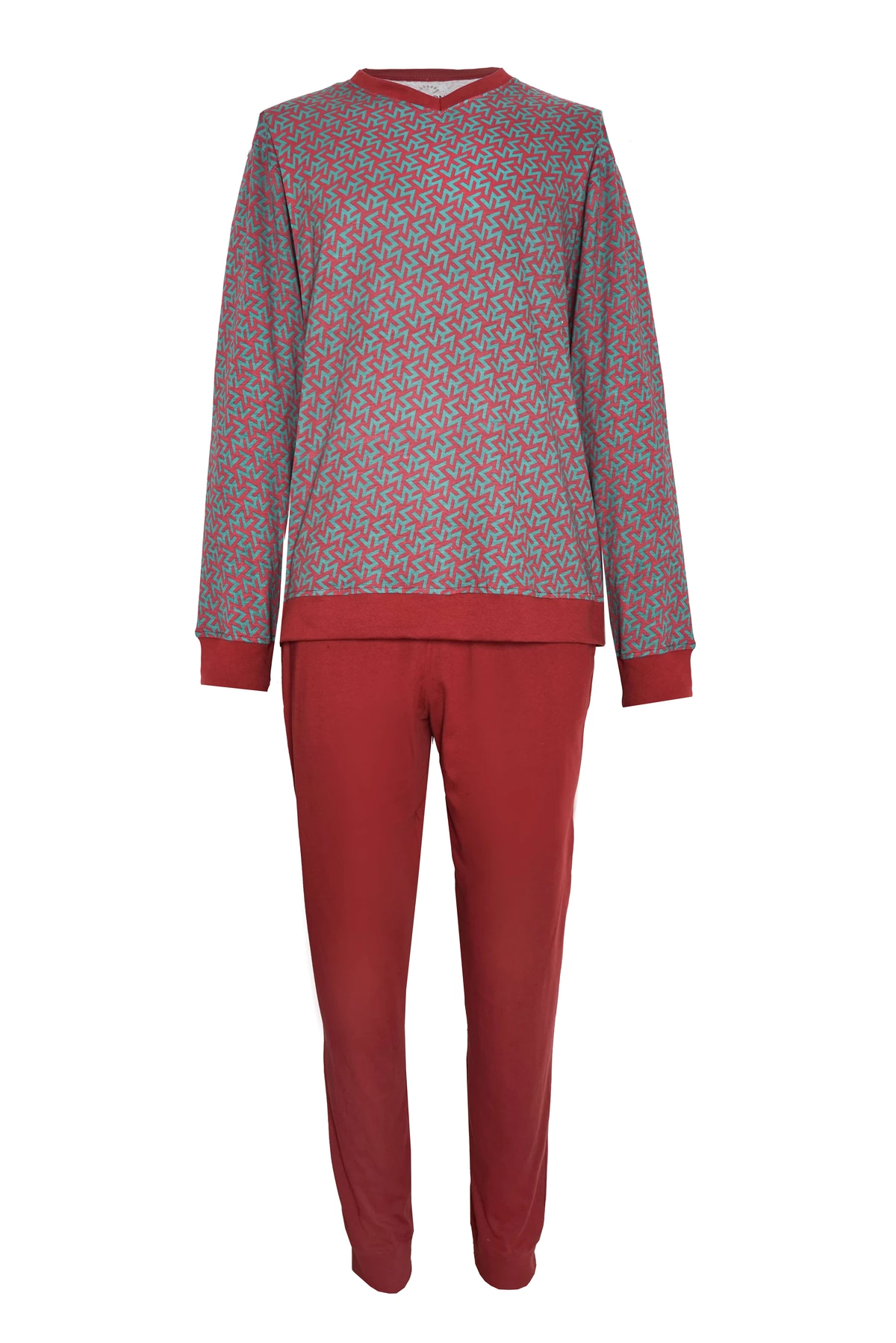 Pijama barbati bumbac -Imprimat-S
